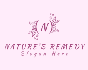 Floral Nature Wellness logo design