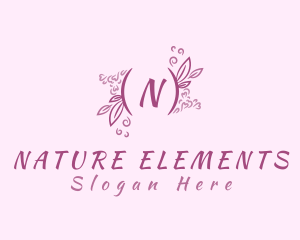 Floral Nature Wellness logo design