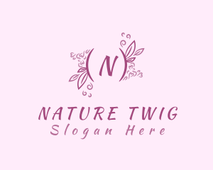 Floral Nature Wellness logo design