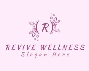 Floral Nature Wellness logo design