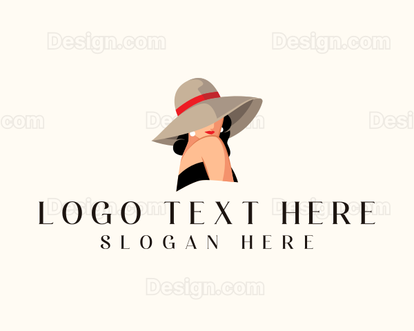 Fashion Lady Hat Logo