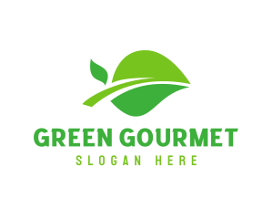 Organic Green Leaf logo