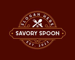 Spoon Fork Restaurant logo design