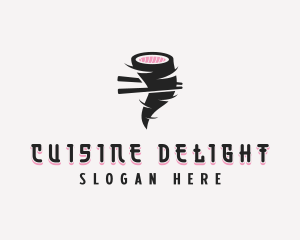 Sushi Asian Dining logo design