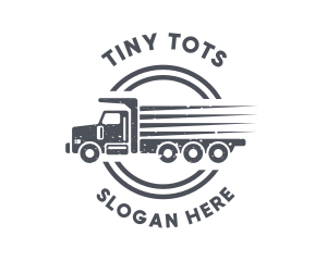 Cargo Logistics Truck Logo