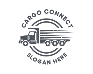 Cargo Logistics Truck logo design