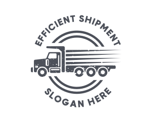 Cargo Logistics Truck logo design