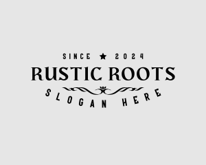 Rustic Tattoo Boutique logo design