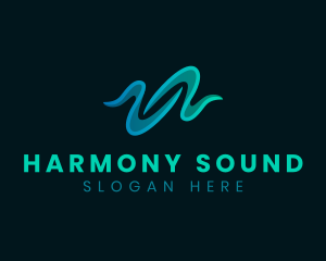 Sound Wave Digital Audio logo design