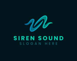 Sound Wave Digital Audio logo design