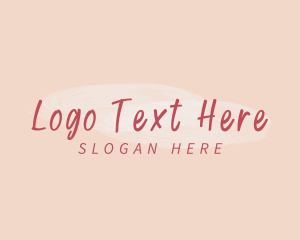 Cursive Feminine Watercolor logo