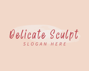 Cursive Feminine Watercolor logo design