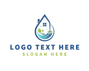 Eco Friendly House Cleaning Logo