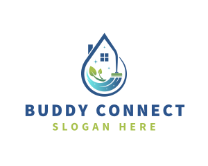 Eco Friendly House Cleaning logo design