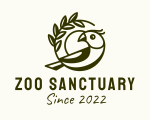 Parrot Aviary Zoo  logo design