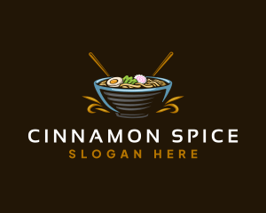 Asian Ramen Cuisine logo design