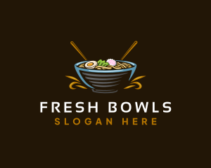 Asian Ramen Cuisine logo design