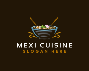 Asian Ramen Cuisine logo design