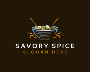 Asian Ramen Cuisine logo design