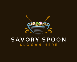 Asian Ramen Cuisine logo design