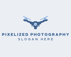 Quadrotor Drone Videography logo design