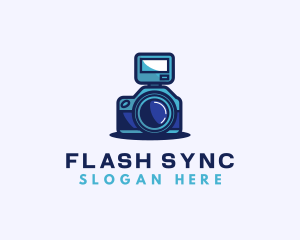 Flash Photography Camera logo design