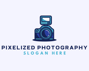 Flash Photography Camera logo design