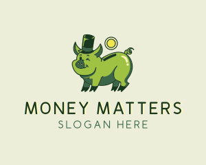 Pig Money Savings logo design