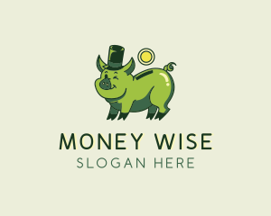 Pig Money Savings logo design