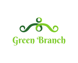 Green Vine Nature logo design