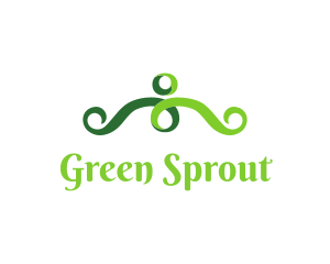 Green Vine Nature logo design