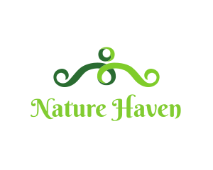 Green Vine Nature logo design