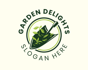 Sprout Gardening Trowel   logo design