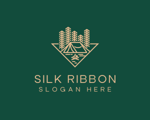 Outdoor Forest Camping logo design