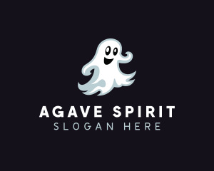 Halloween Scary Ghost logo design