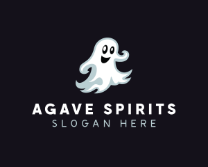 Halloween Scary Ghost logo design