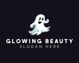 Halloween Scary Ghost logo