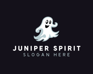 Halloween Scary Ghost logo design