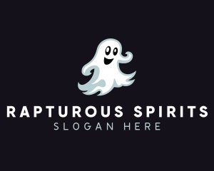 Halloween Scary Ghost logo design