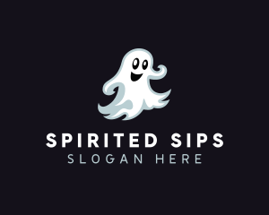 Halloween Scary Ghost logo design