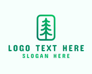 Tall - Pine Tree Planting logo design