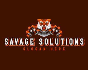 Fierce Tiger Claw logo design