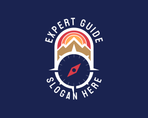 Travel Compass Expedition logo design