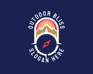 Travel Compass Expedition logo design