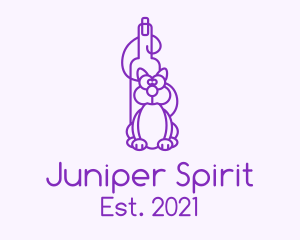 Purple Cat Wine logo design