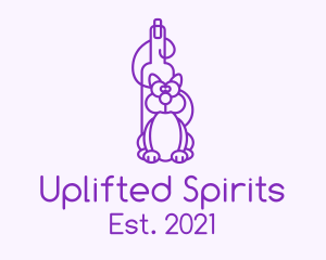 Purple Cat Wine logo design