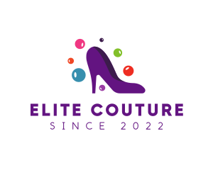 Fashion Stiletto Shoe logo design