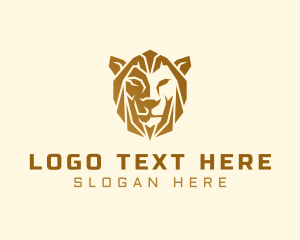 Gold Premium Lion logo