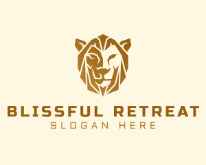 Gold Premium Lion logo