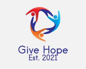 Colorful Humanitarian Charity logo design
